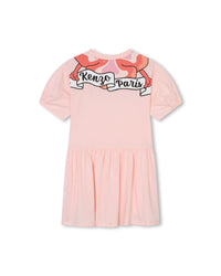 Robe en coton - Veiled rose