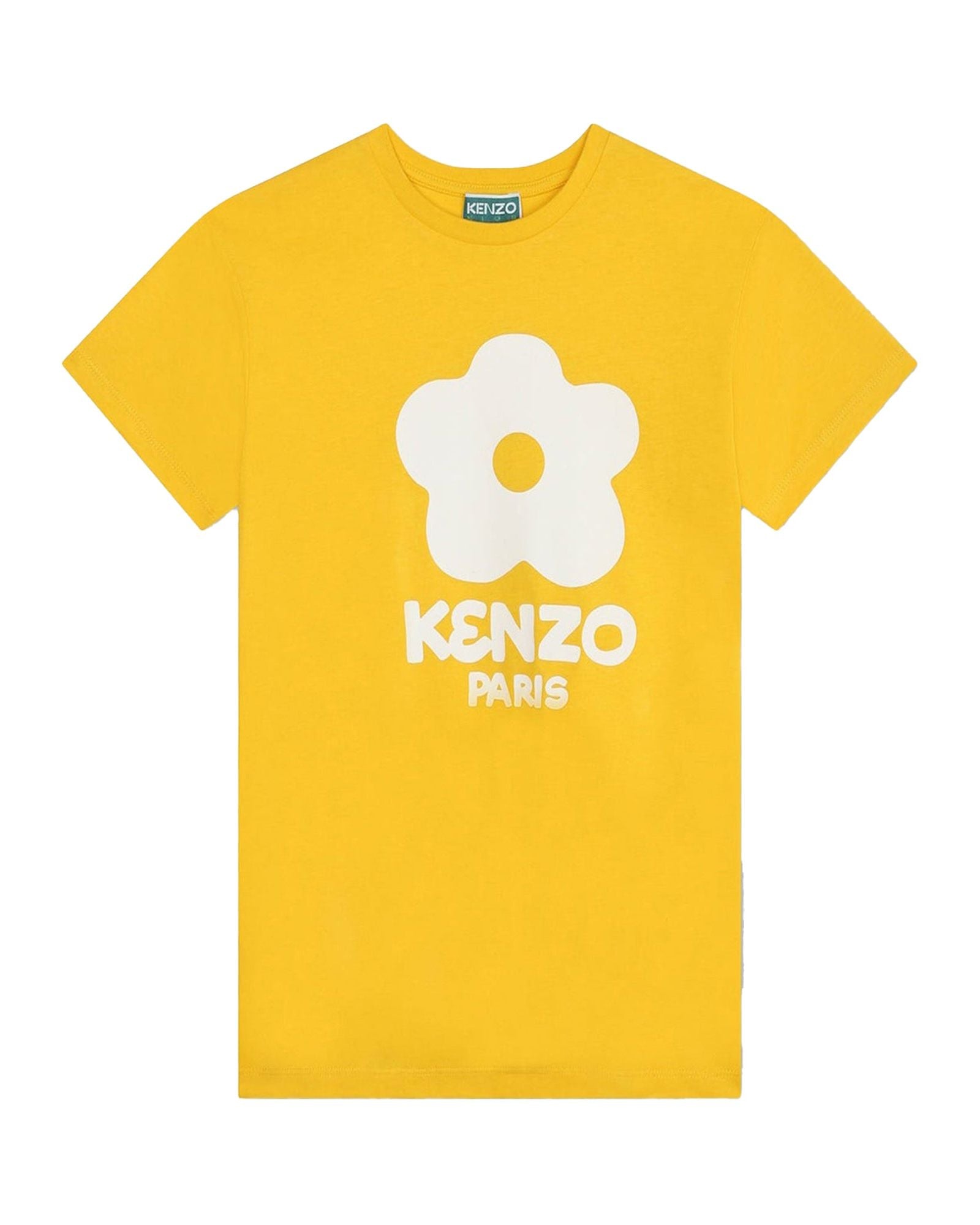 Robe en coton - Jaune nectar