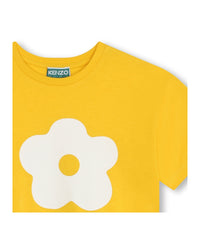 Robe en coton - Jaune nectar