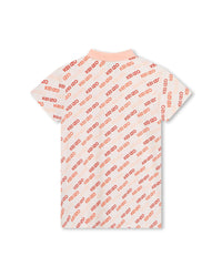 Robe imprimée en coton - Ivoire