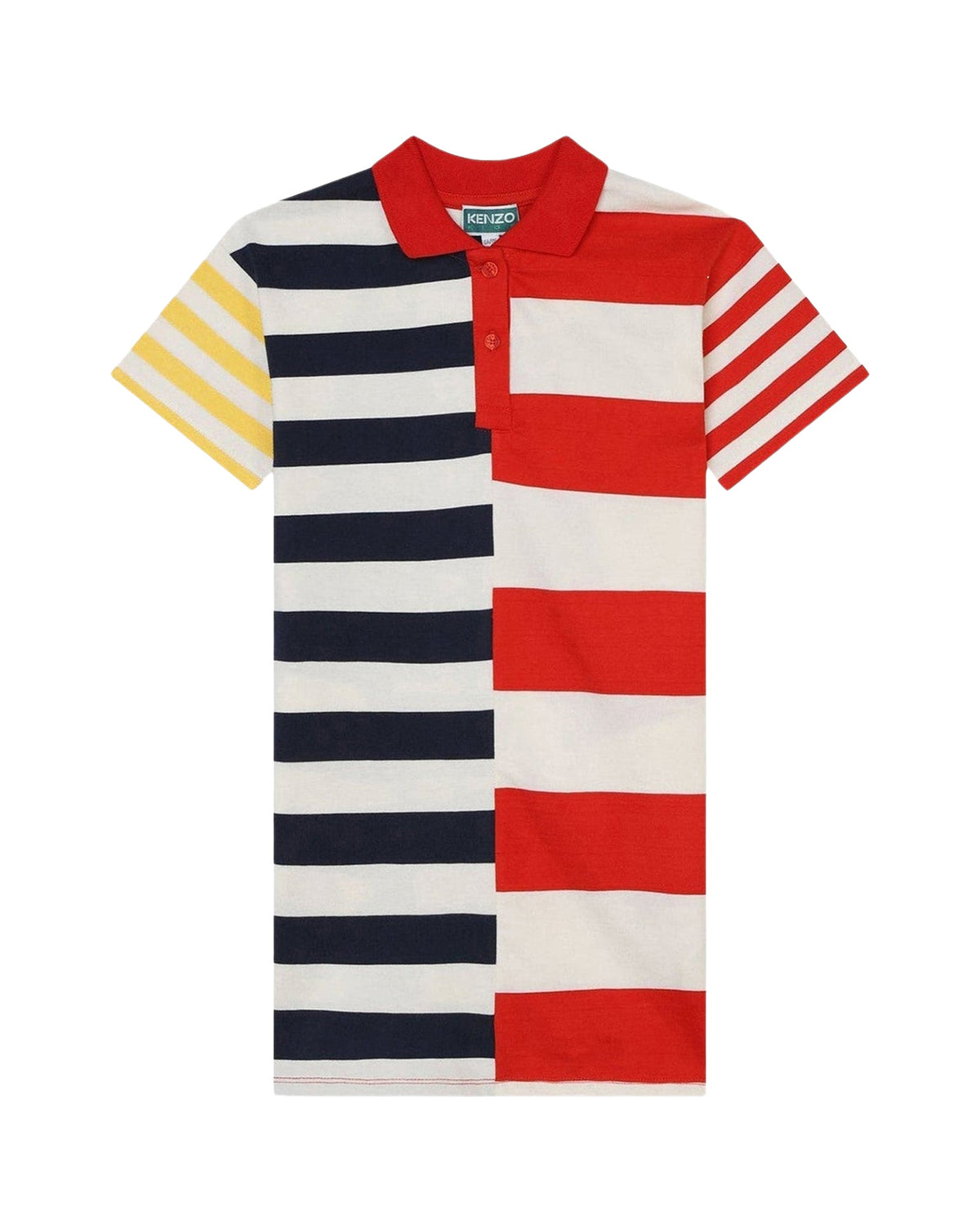 Robe imprimée en coton - Rouge Vermillon