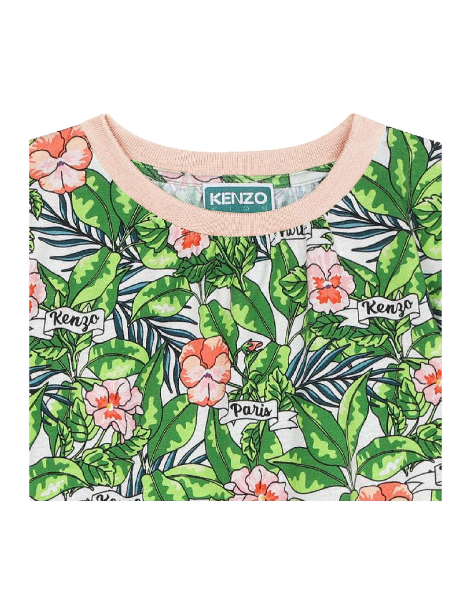 Robe en imprimé - Mint Green