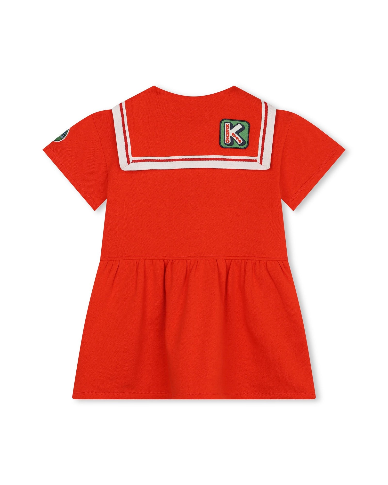 Robe en coton - Rouge vermillon