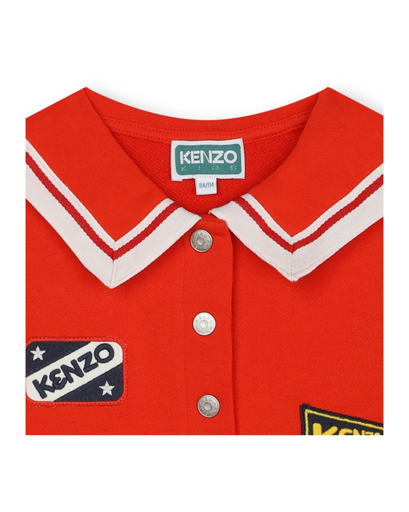 Robe en coton - Rouge vermillon