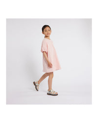 Robe en coton - Veiled rose