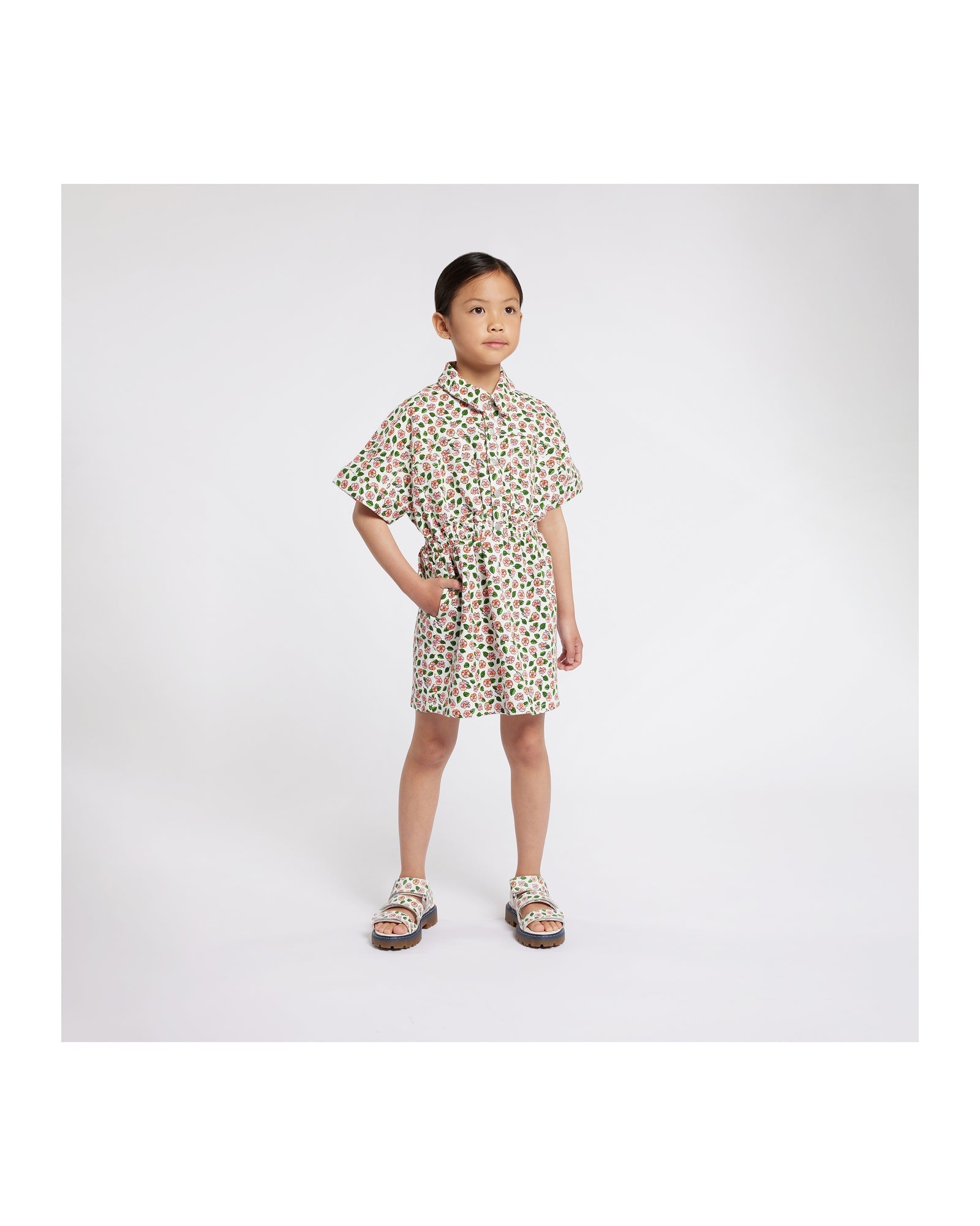 Robe en coton - Ivoire