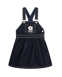 Robe imprimée en coton - Denim Brut