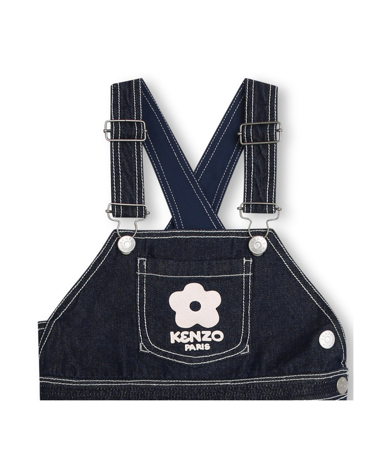 Robe imprimée en coton - Denim Brut