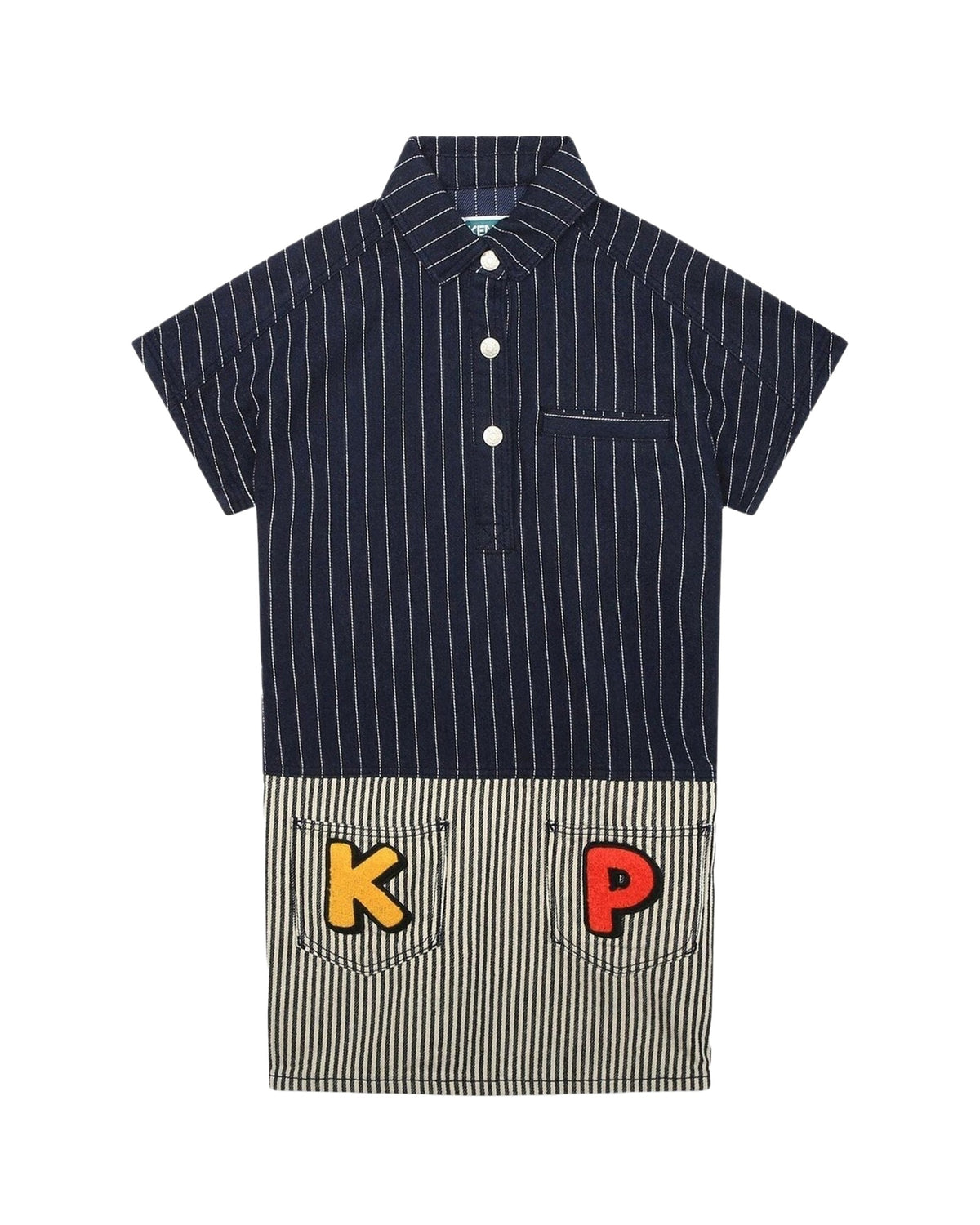 Robe à rayures en coton - Koniro