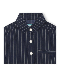 Robe à rayures en coton - Koniro
