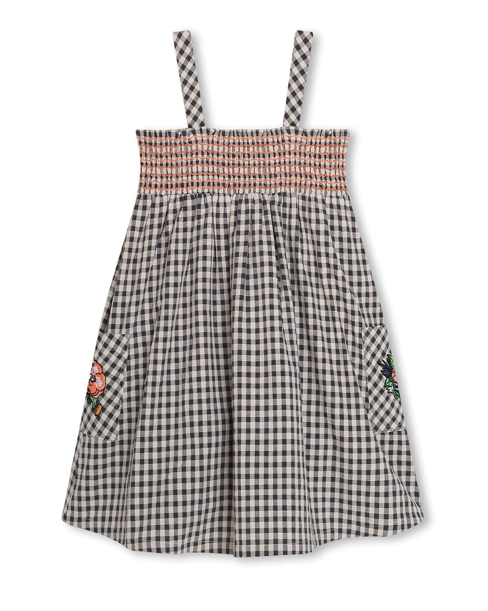 Robe à bretelles - Ecru gris