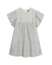 Robe à manches courtes en coton - Rice