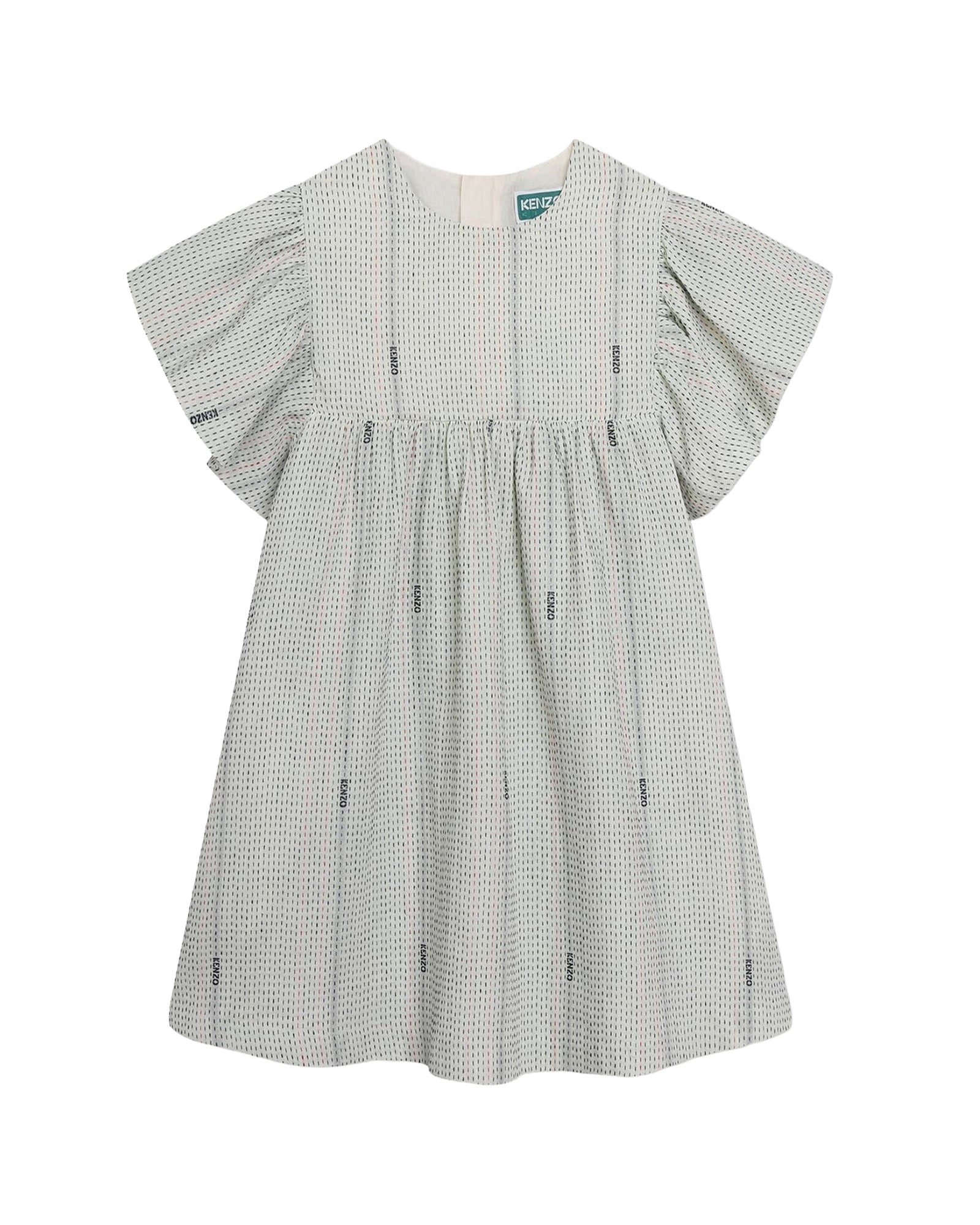 Robe évasée à carreaux en coton - Rice