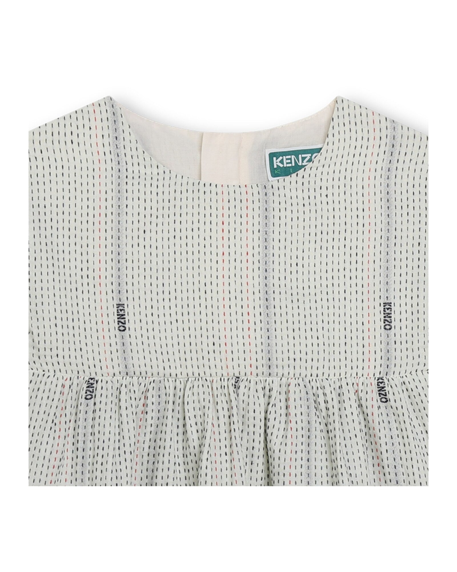 Robe évasée à carreaux en coton - Rice