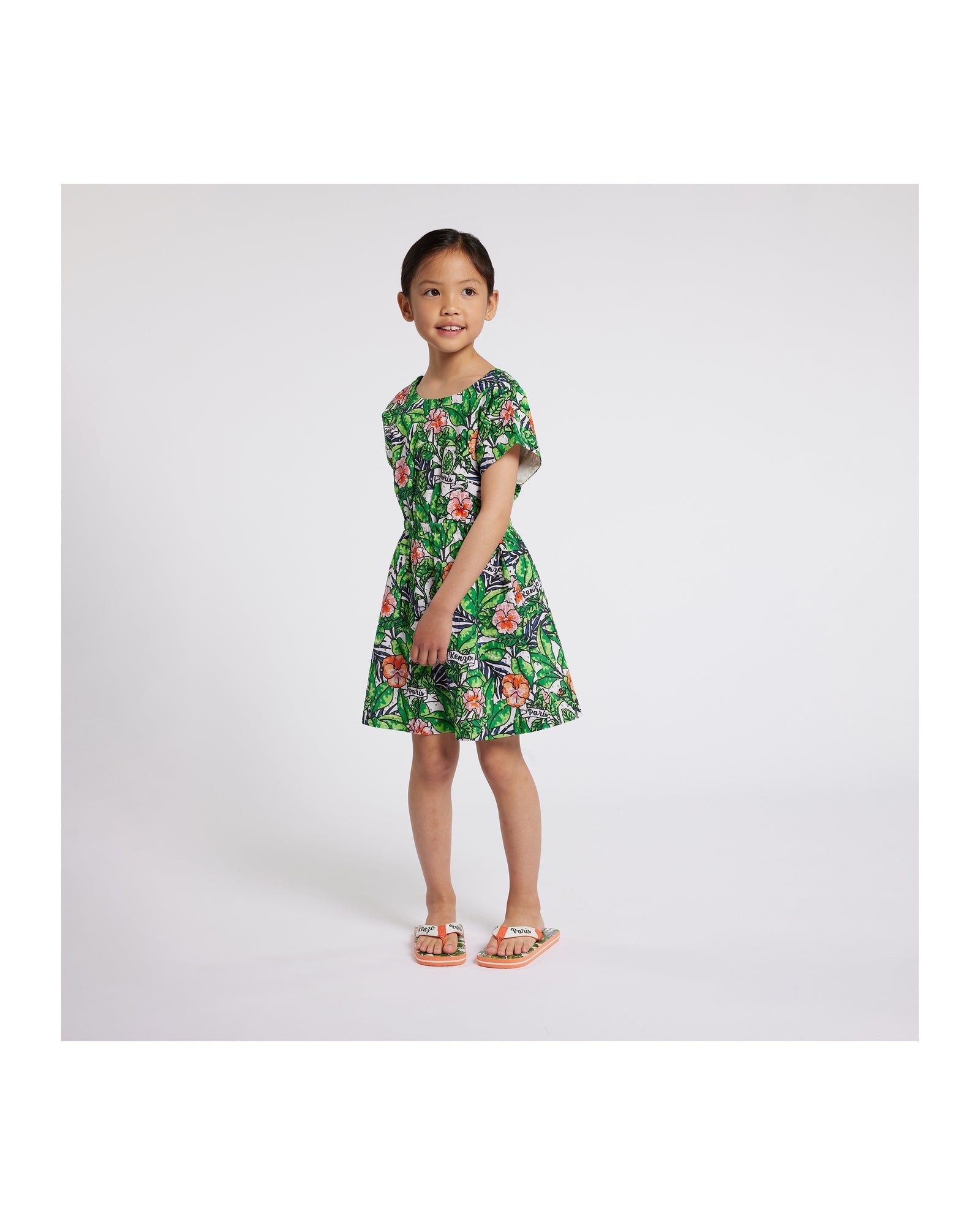 Robe en coton - Mint green