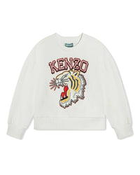 Sweatshirt en coton - Ivoire