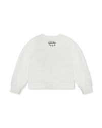Sweatshirt en coton - Ivoire