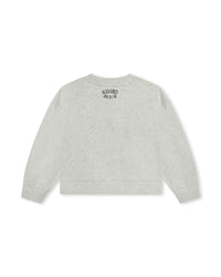 Sweatshirt en coton - Gris chiné