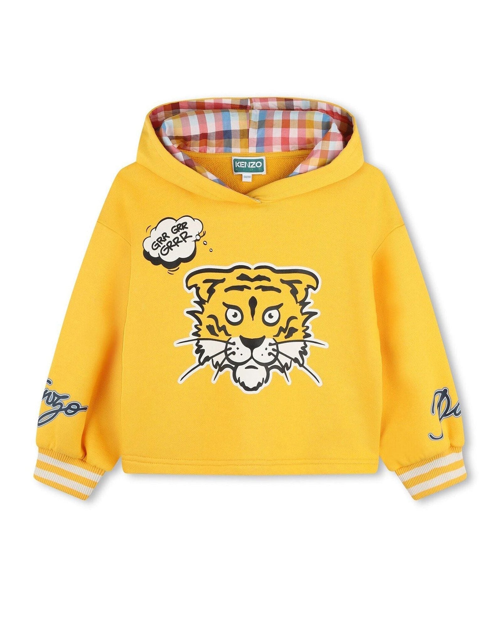 Sweatshirt à capuche en coton - Jaune nectar