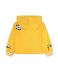Sweatshirt à capuche en coton - Jaune nectar