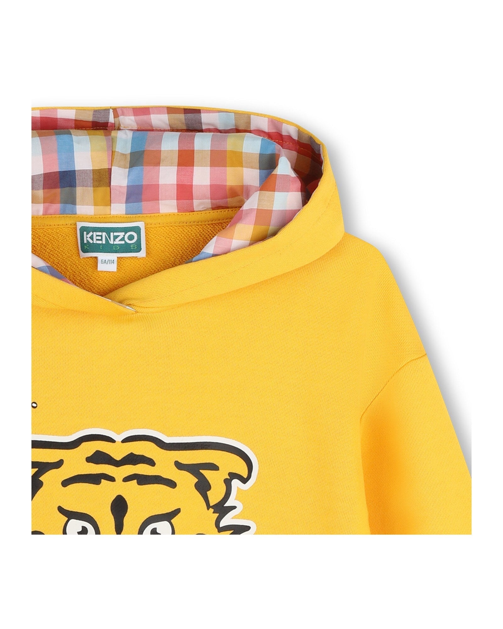 Sweatshirt à capuche en coton - Jaune nectar