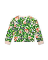 Sweatshirt en coton - Mint green