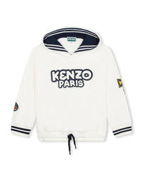 Sweatshirt à capuche en coton - Rice
