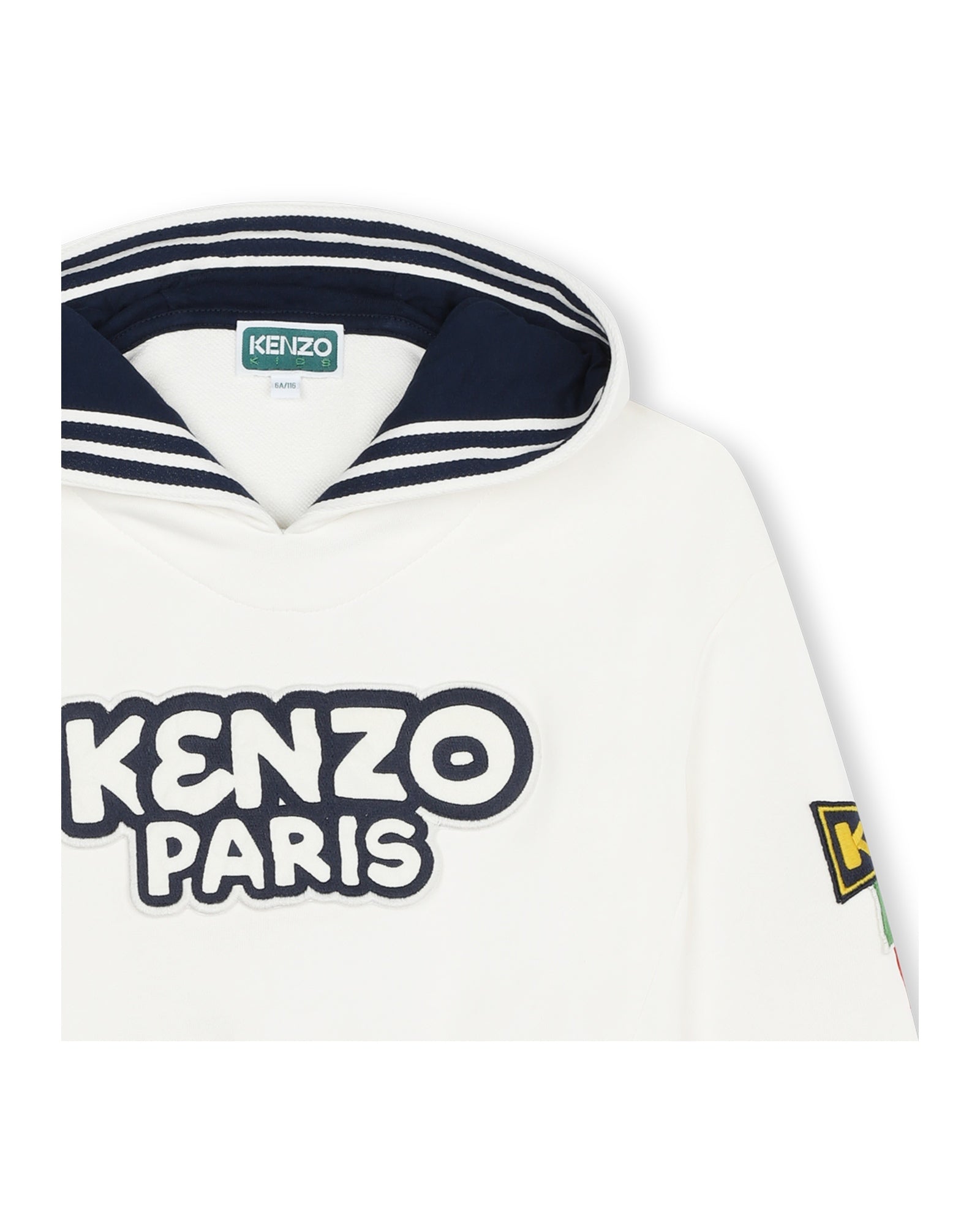 Sweatshirt à capuche en coton - Rice