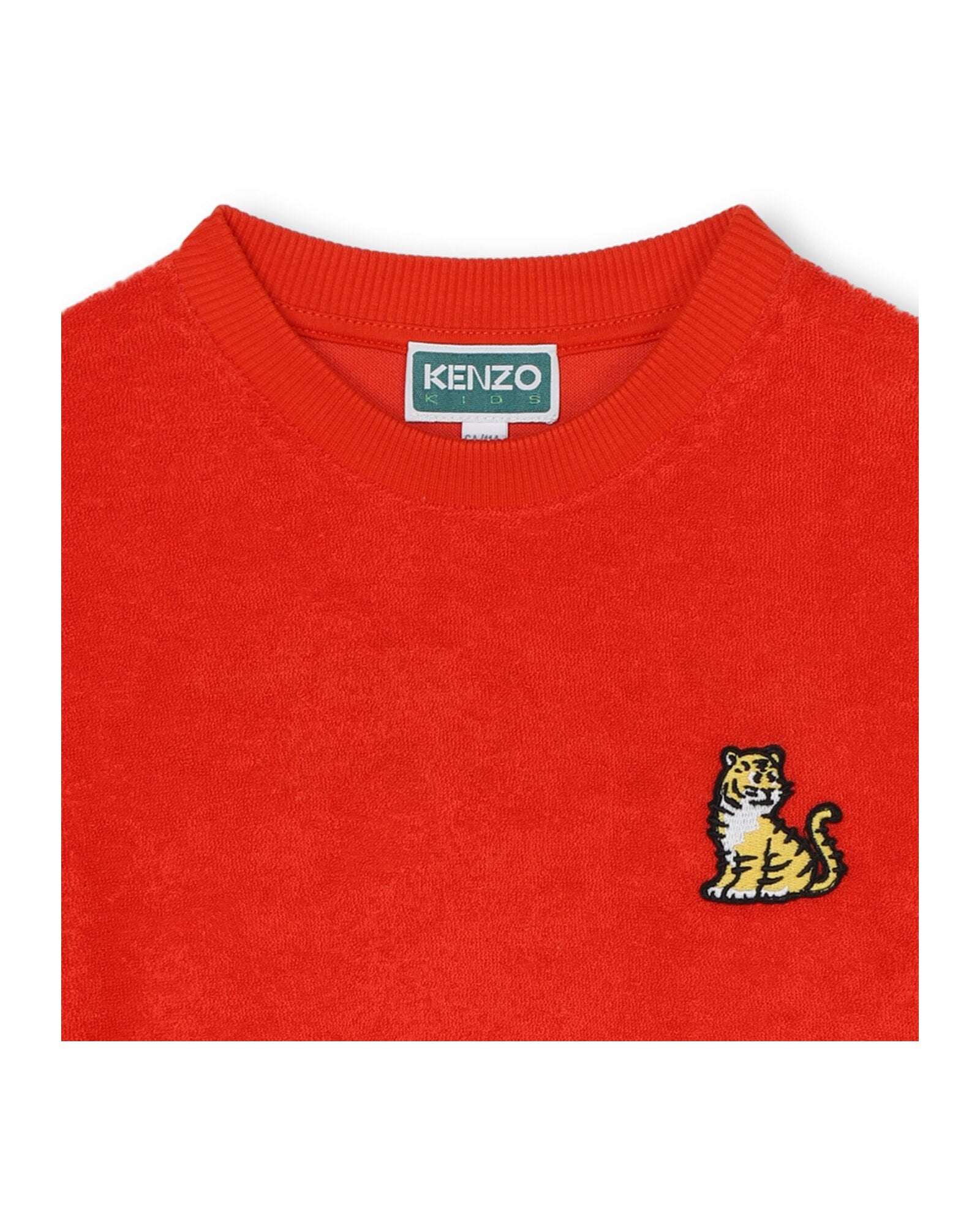 Sweatshirt en coton - Rouge vermillon