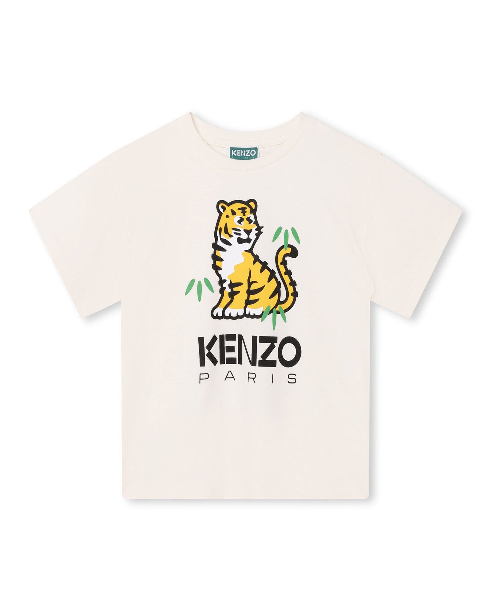 T-shirt à imprimés siglé - Ivoire