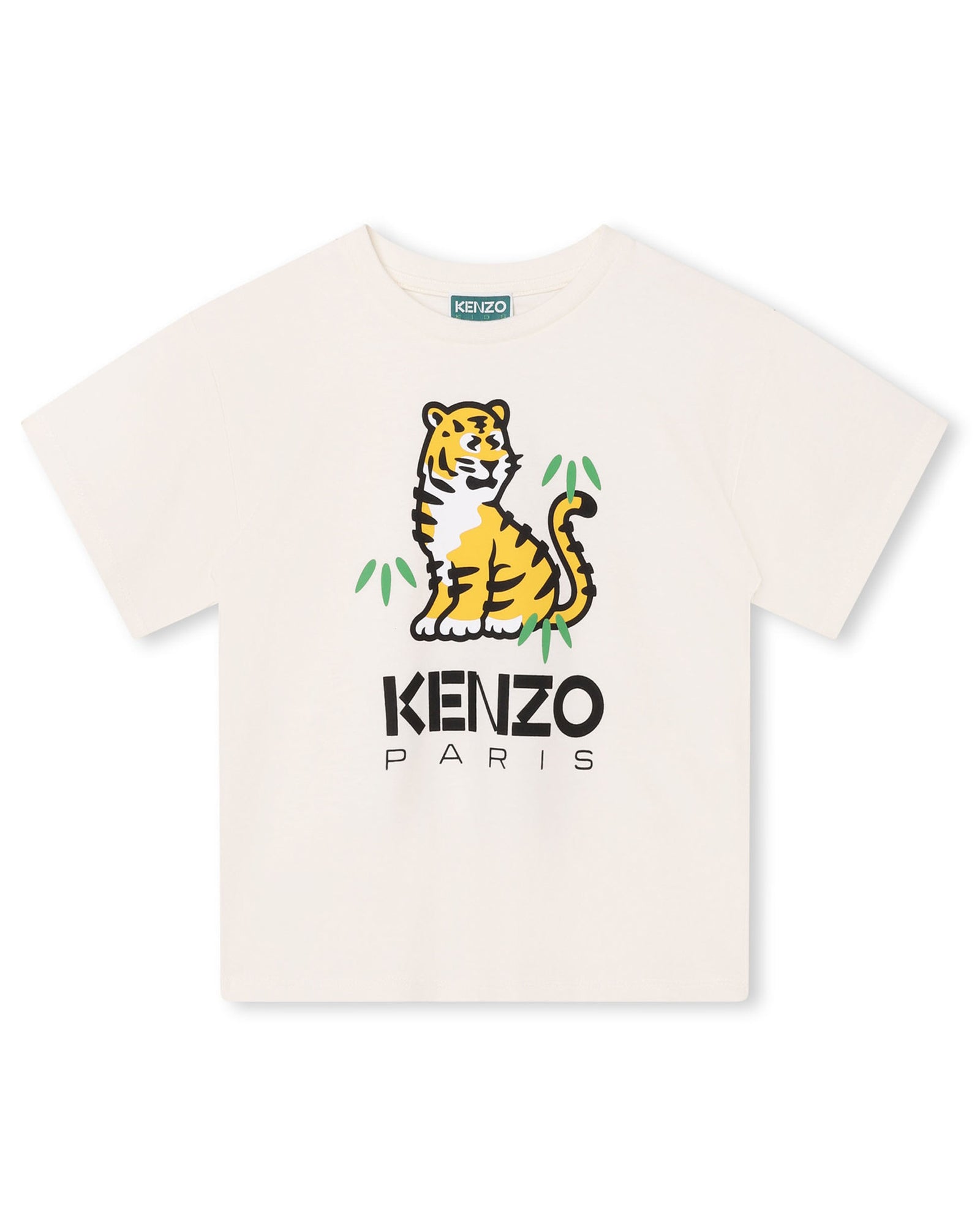 T-shirt à imprimés siglé - Ivoire