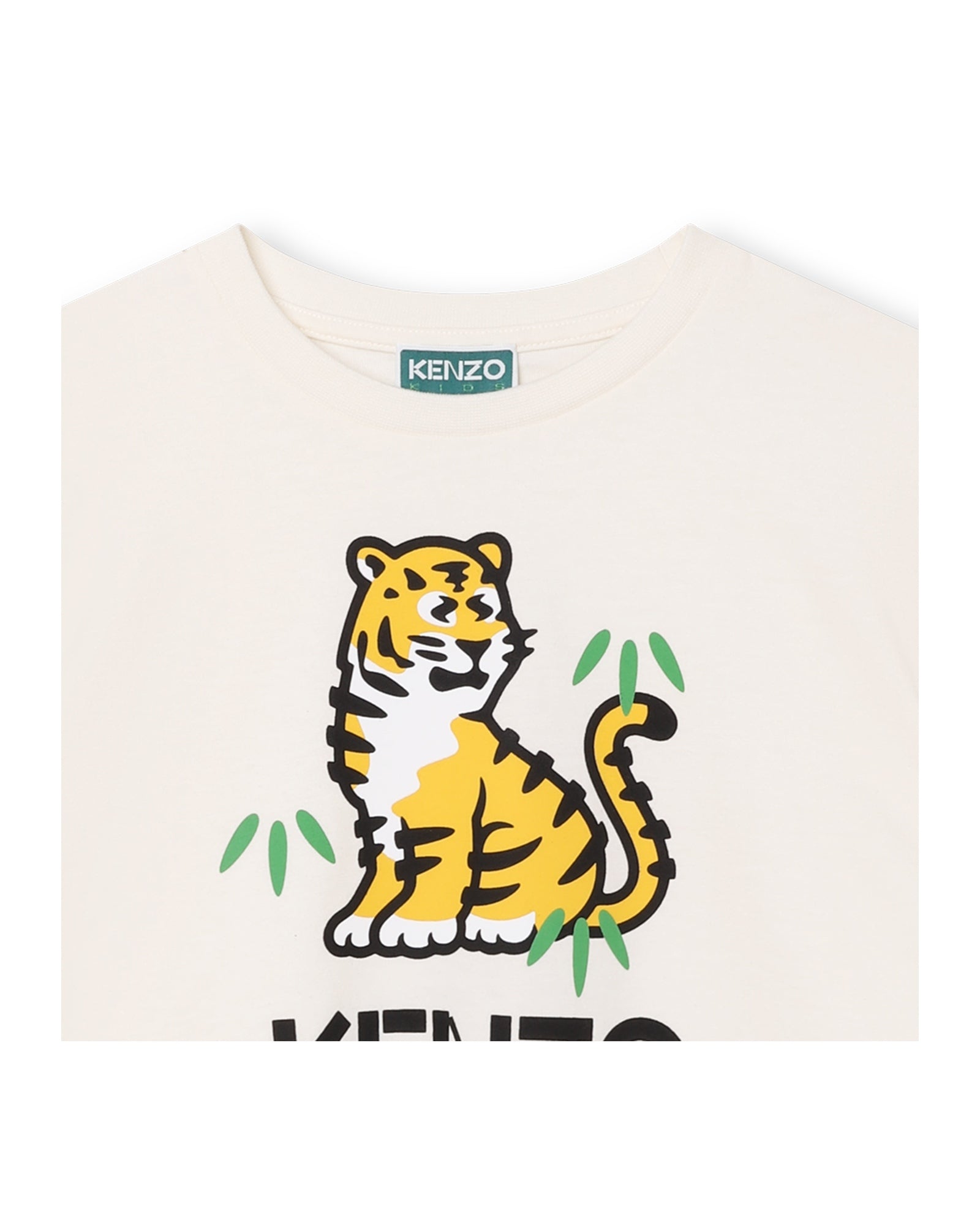 T-shirt à imprimés siglé - Ivoire