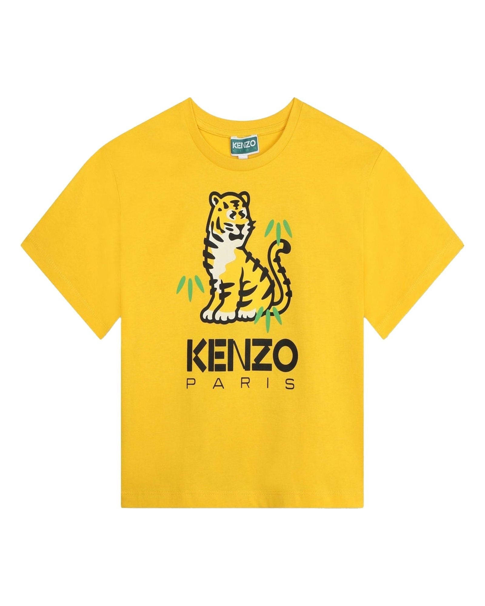 T-shirt à manches courtes en coton - Jaune nectar
