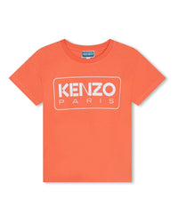 Short-sleeved cotton T-shirt - Poppy red