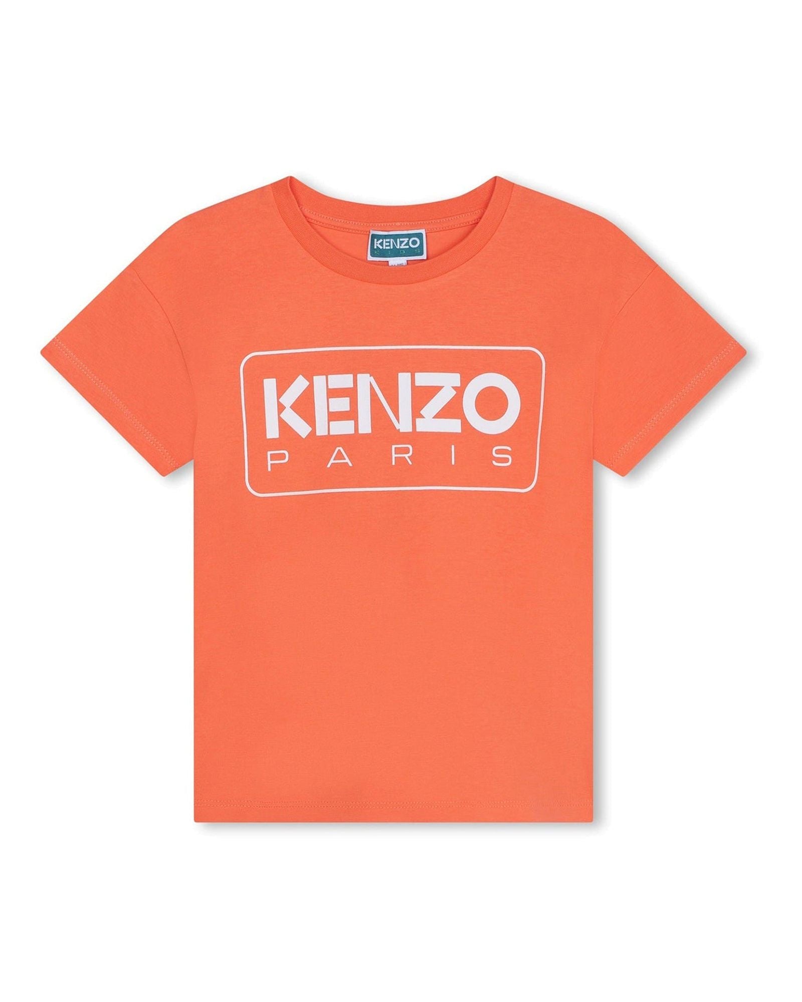 Short-sleeved cotton T-shirt - Poppy red