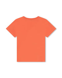 Short-sleeved cotton T-shirt - Poppy red