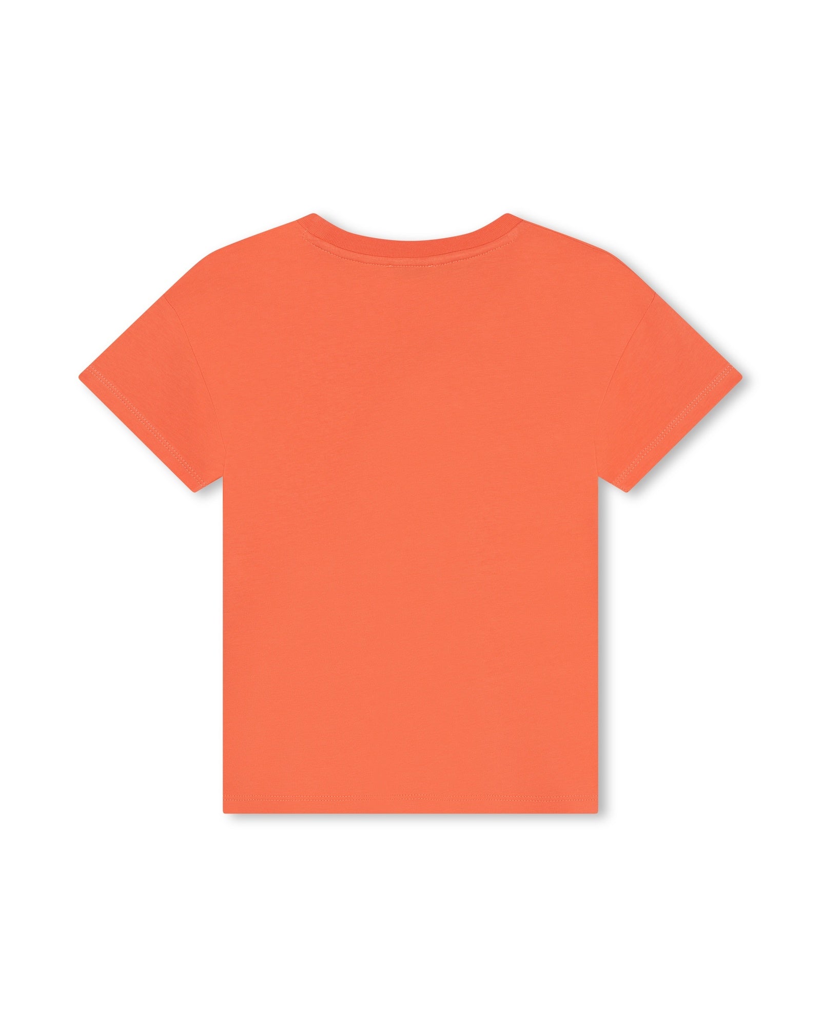 Short-sleeved cotton T-shirt - Poppy red