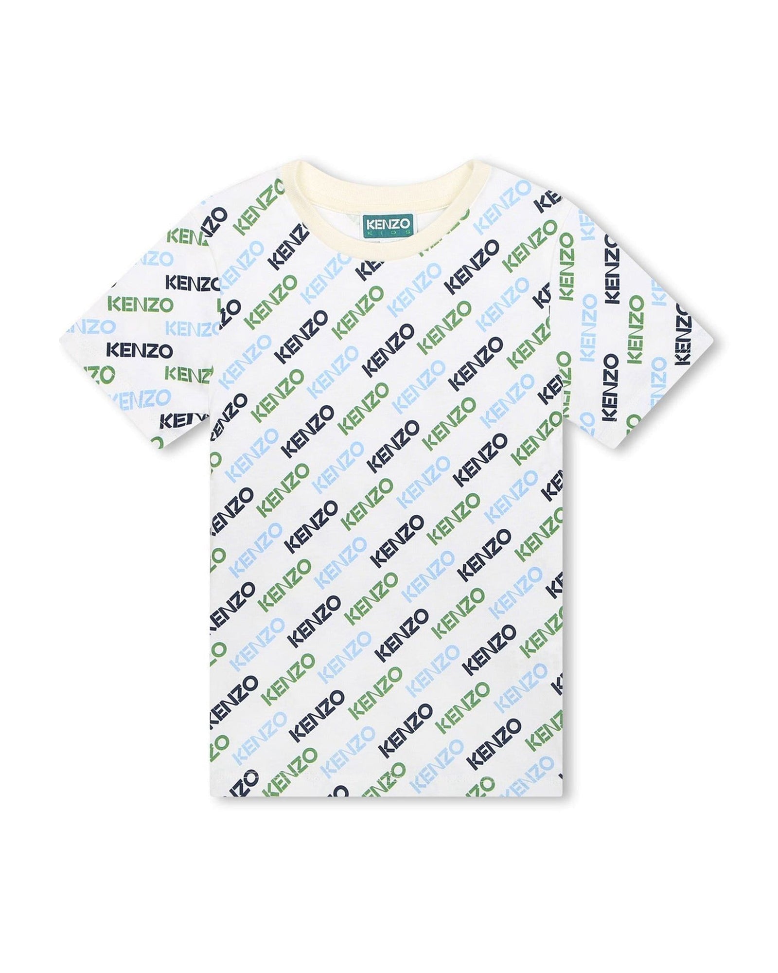 T-shirt à manches courtes en coton - Ivoire