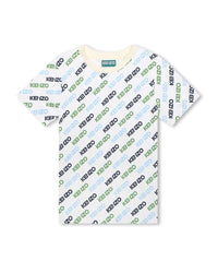 T-shirt à manches courtes en coton - Ivoire