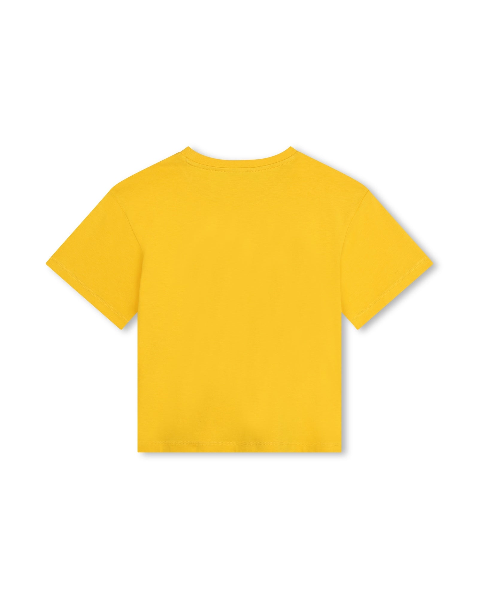 Short-sleeved cotton T-shirt - Nectar yellow