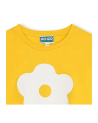 Short-sleeved cotton T-shirt - Nectar yellow