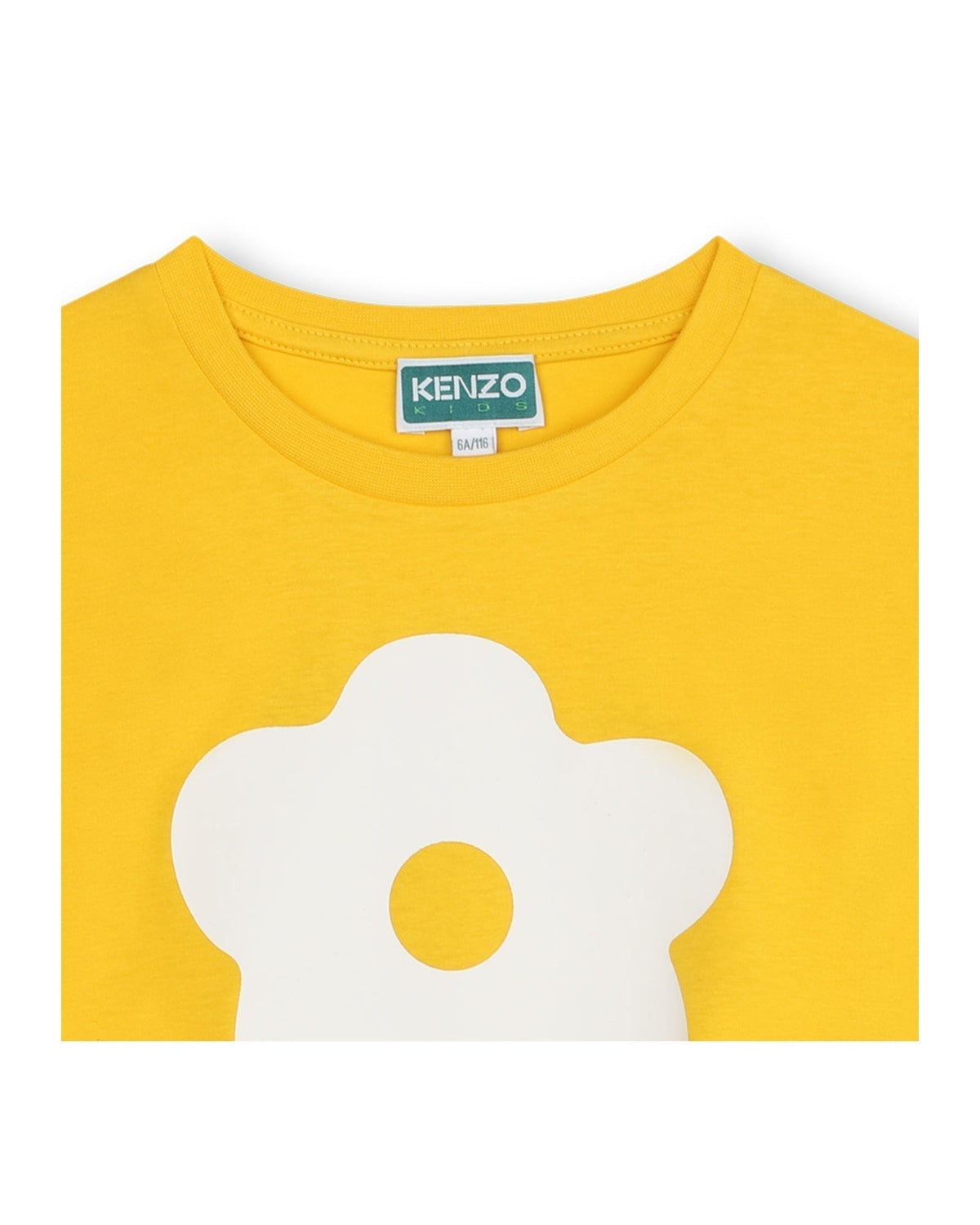 T-shirt à manches courtes en coton - Jaune Nectar