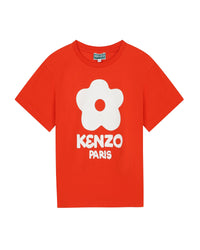 T-shirt à manches courtes en coton - Rouge Vermillon