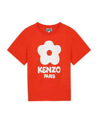 T-shirt à manches courtes en coton - Rouge Vermillon