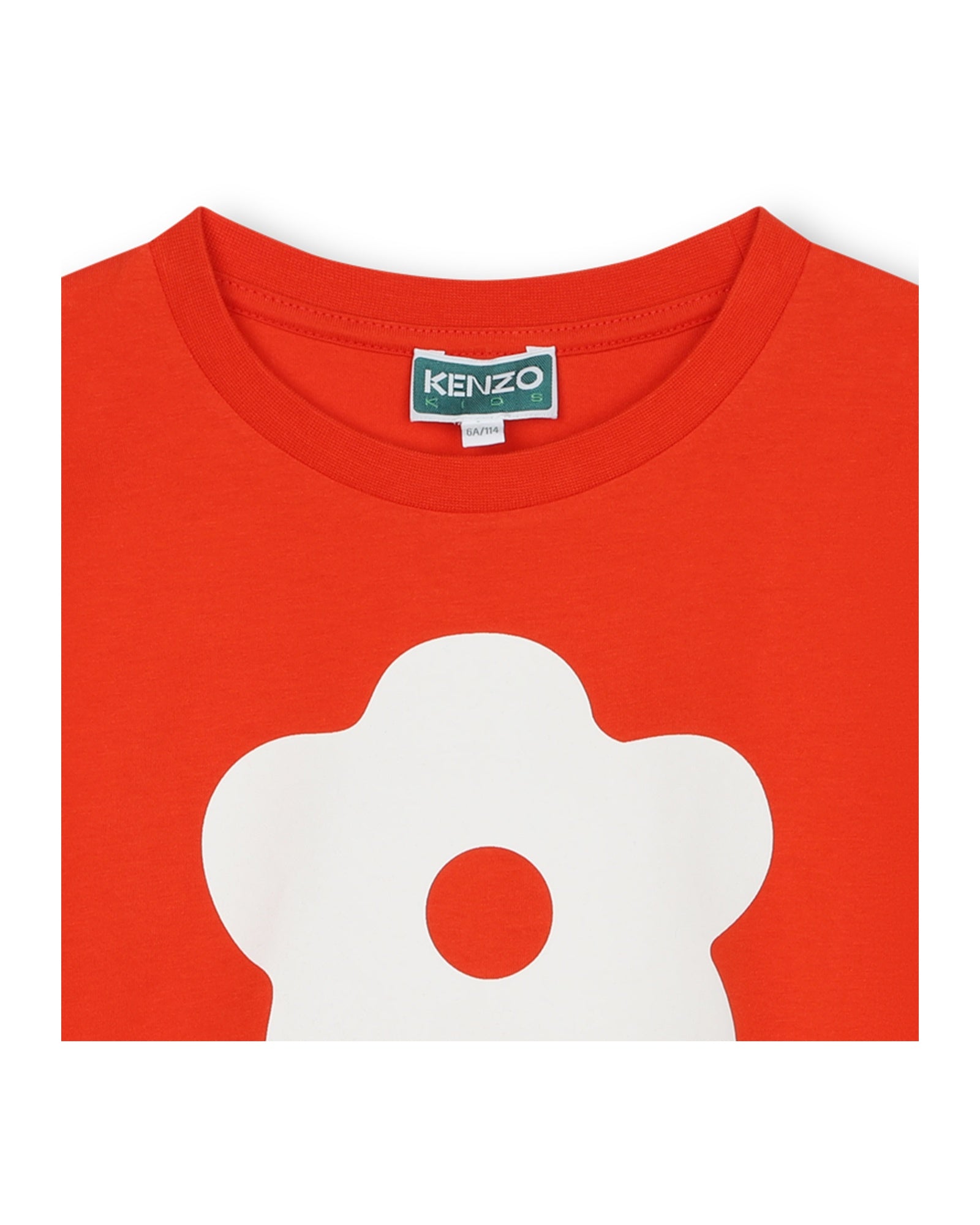 T-shirt à manches courtes en coton - Rouge Vermillon