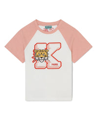 Short-sleeved cotton T-shirt - Ivory