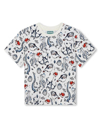 Cotton short-sleeved T-shirt - Rice