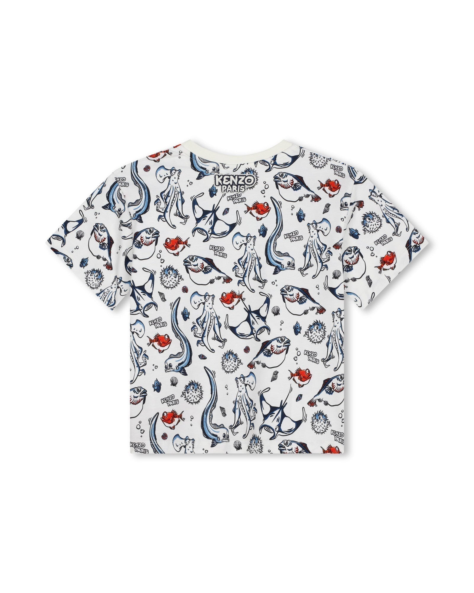 Cotton short-sleeved T-shirt - Rice
