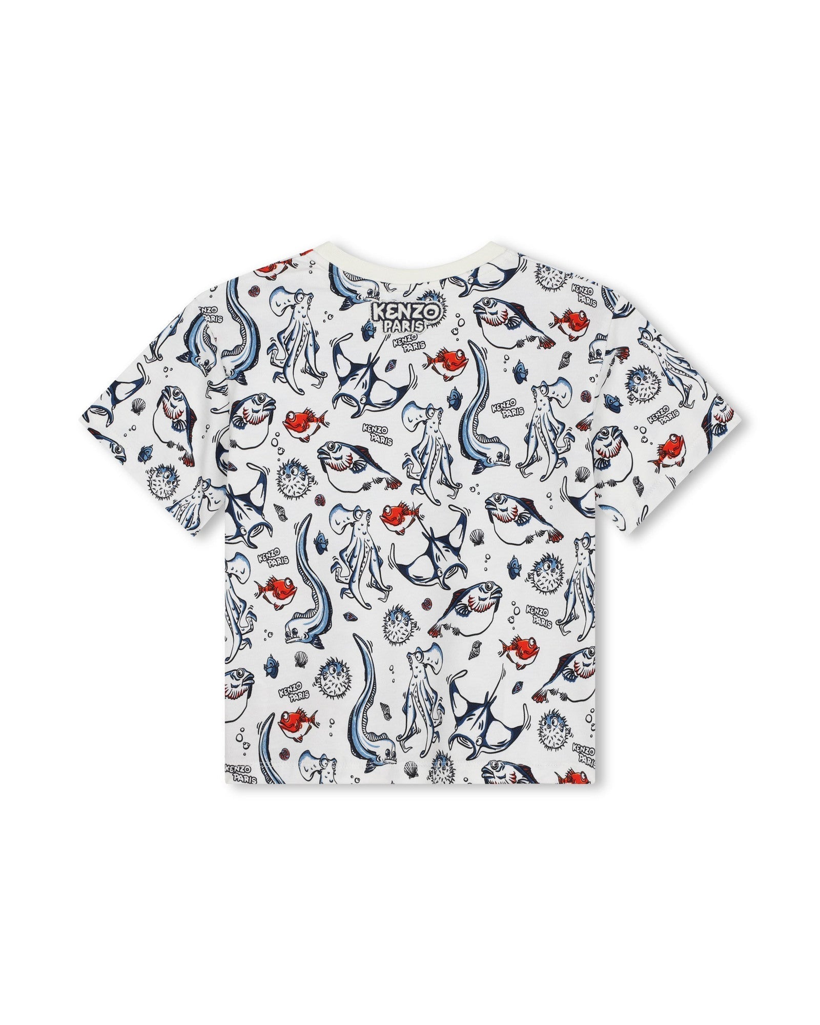 Cotton short-sleeved T-shirt - Rice
