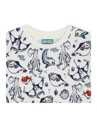 Cotton short-sleeved T-shirt - Rice